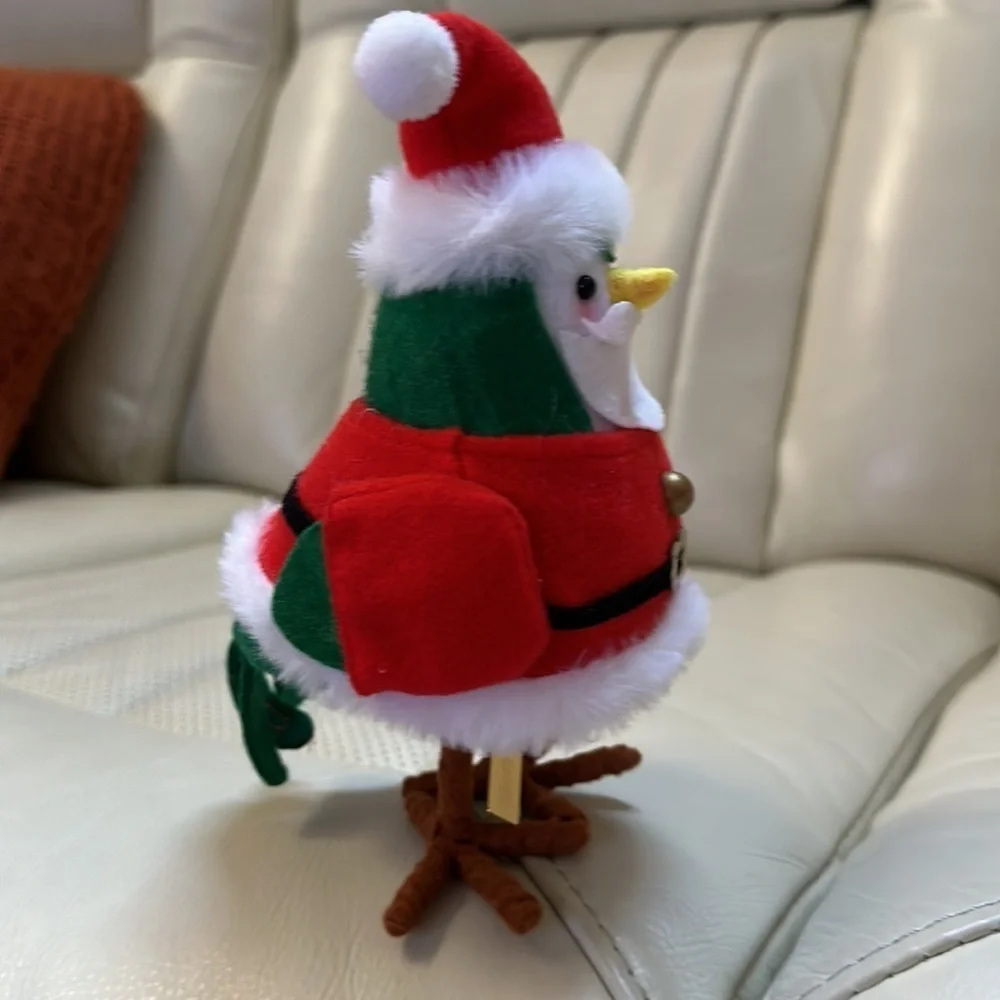 NEW Christmas 2023 Target DAPPER Felt Santa Claus Bird Figurine Wondershop